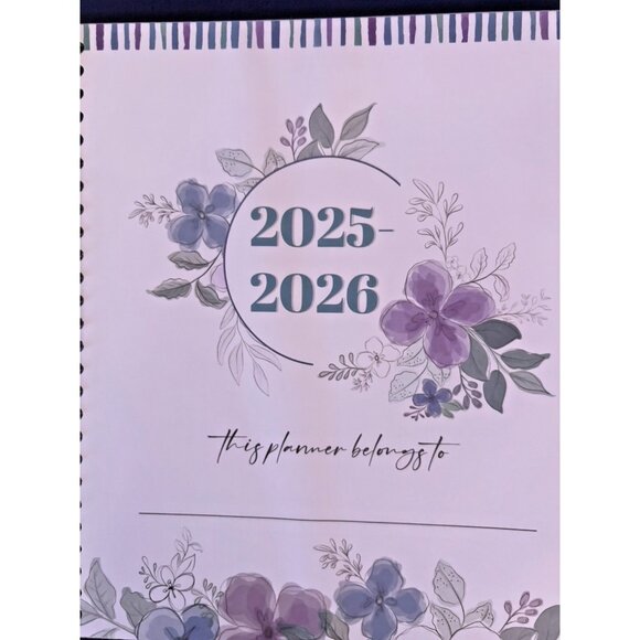 17 Month Planner BUTTERFLY Aug 2025 - Dec 2026 Weekly Planning Note Page Gift - Picture 7 of 14